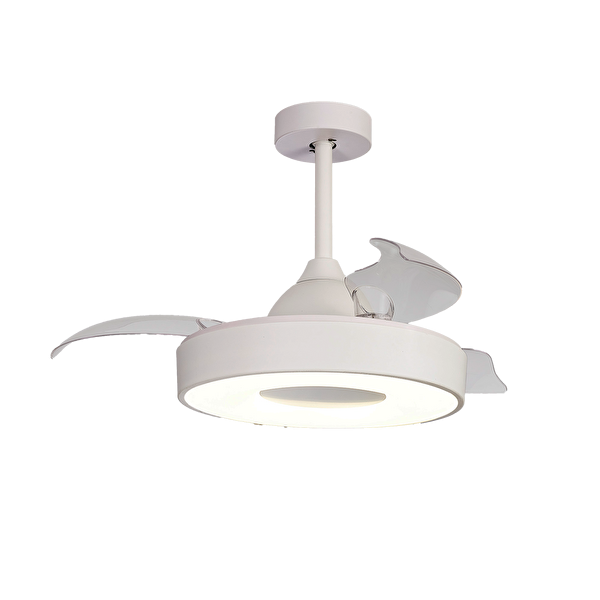 Orbus VL5B Estetik Tasarımlı Uzaktan Kumandalı LED Tavan Vantilatörü - Ayarlanabilir Işık ve Hız Kontrolü