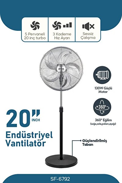 Sinbo SF-6792 Ayaklı Vantilatör