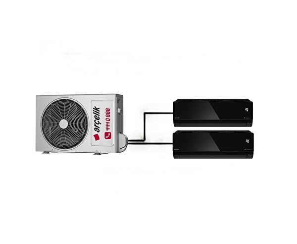 Arçelik Mirror Multi 2+1 24000 Btu 12+18 Duvar Tipi Inverter Klima