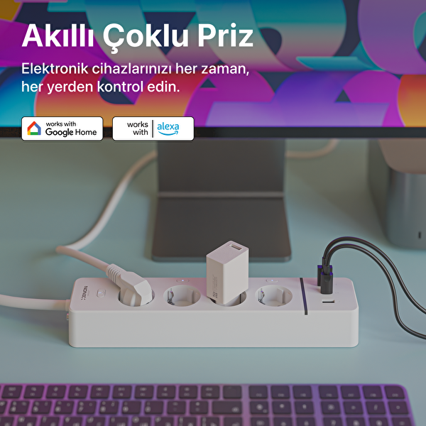 Xenon Smart Akıllı Fanlı Isıtma Cihazı Ultra Sessiz PTC Seramik Heater Çoklu Priz ve Taşınabilir Lamba Seti