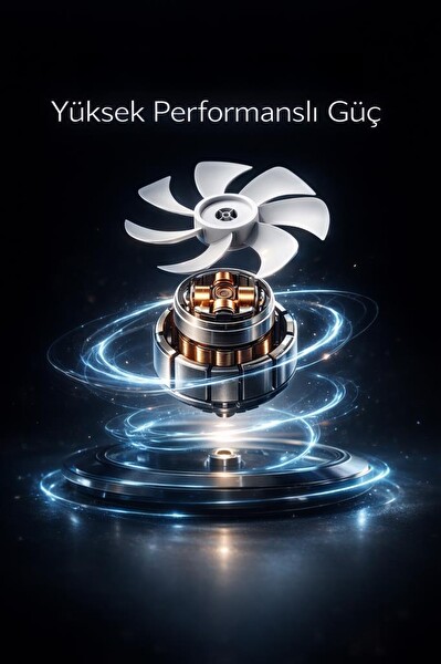Torima F59 Şarjlı Masaüstü Vantilatör Çift Başlıklı 1200 Mah Işıklı Taşınabilir Masa Fanı Bej