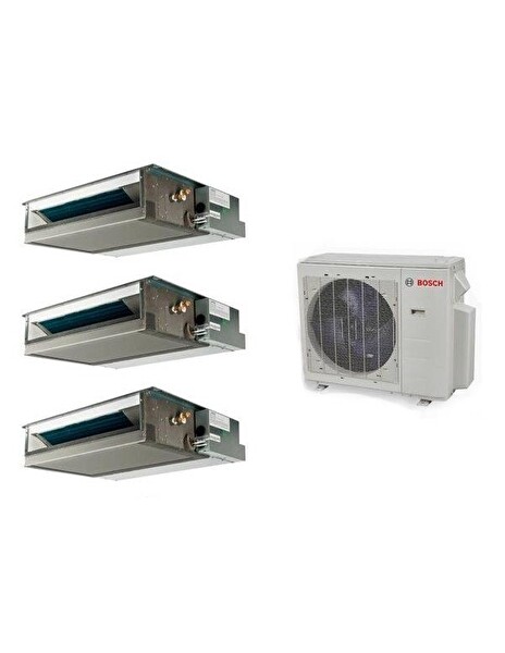 Bosch Multi Kanallı 42000 Btu 1 Dış -İç Ünite 18000 - 18000 - 18000 Btu İnverter Klima