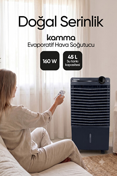 Kamma KAC160 160W 45L Evaporatif Hava Soğutucu