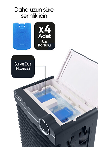 Kamma KAC160 160W 45L Evaporatif Hava Soğutucu