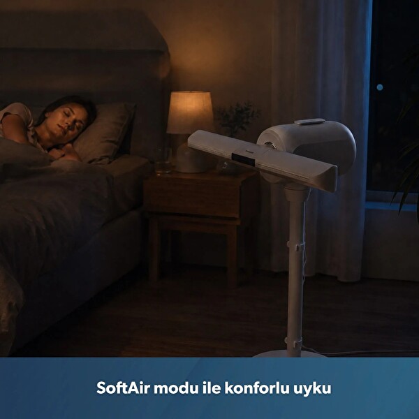 Homend AeroCool 9013H Turbo Motorlu 360 Derece Çok Yönlü Sessiz ve Zaman Ayarlı Vantilatör