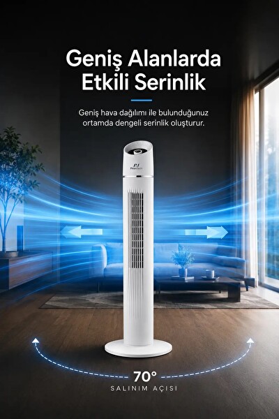 PiranTech EV-116 Kule Tipi Vantilatör