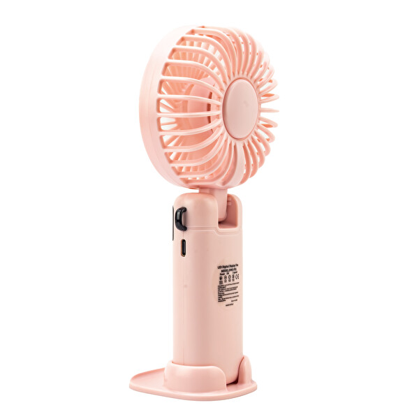 Dawreek Led Göstergeli El Fanı Pembe