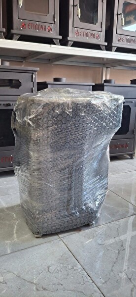 Etinova Comfort İF-04 Odun ve Pelet Sobası - 3 Camlı Arkadan ve Yandan Panelli