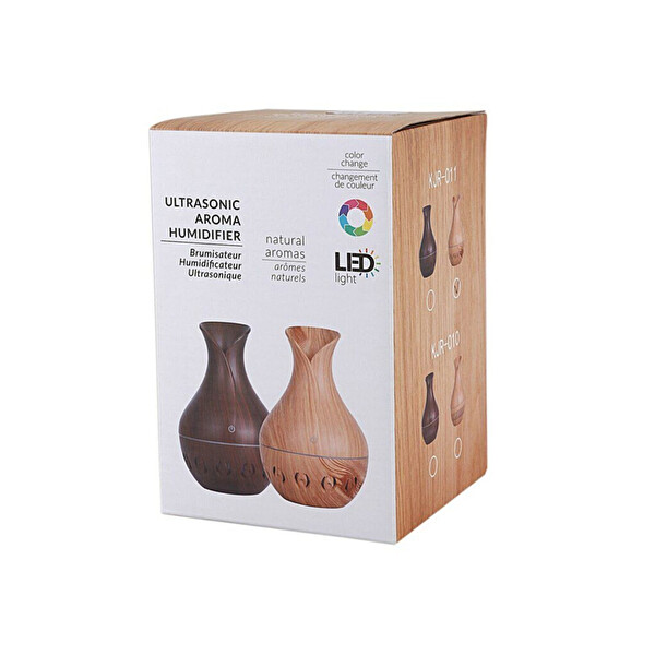 YK Design Ultrasonic Humidifier LED Işıklı 150 ML Ahşap Hava Nemlendirici