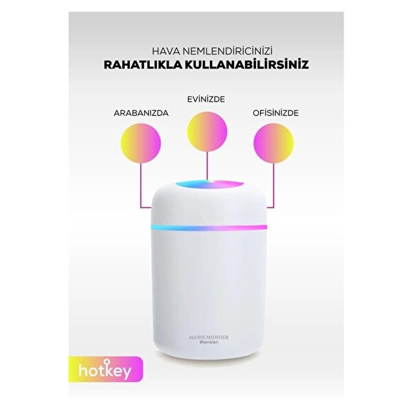 Powermaster H20 Ultrasonik Hava Nemlendirici Buhar Makinesi ve Aroma Difüzörü