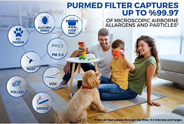 Purmed Fakir Vigor Plus Uyumlu Hepa ve Karbon Filtre