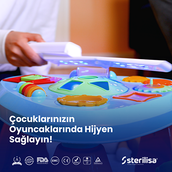 Sterilisa Darbeli UVC Sterilizasyon ve Dezenfeksiyon Cihazı Pro Taşınabilir UV Dezenfektan