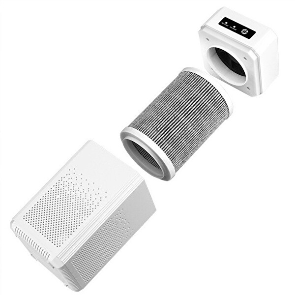 Ezere Ev Ofis İçin Ultrasonik Hava Temizleyici Kötü Koku Giderme Cihazı Beyaz