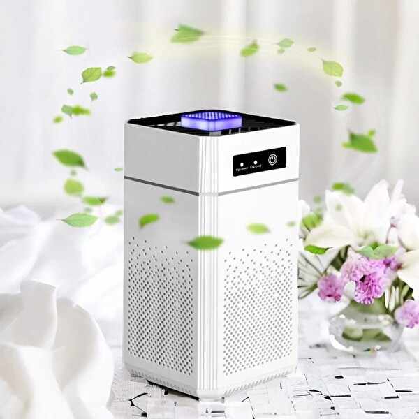 Ezere Ev Ofis İçin Ultrasonik Hava Temizleyici Kötü Koku Giderme Cihazı Beyaz