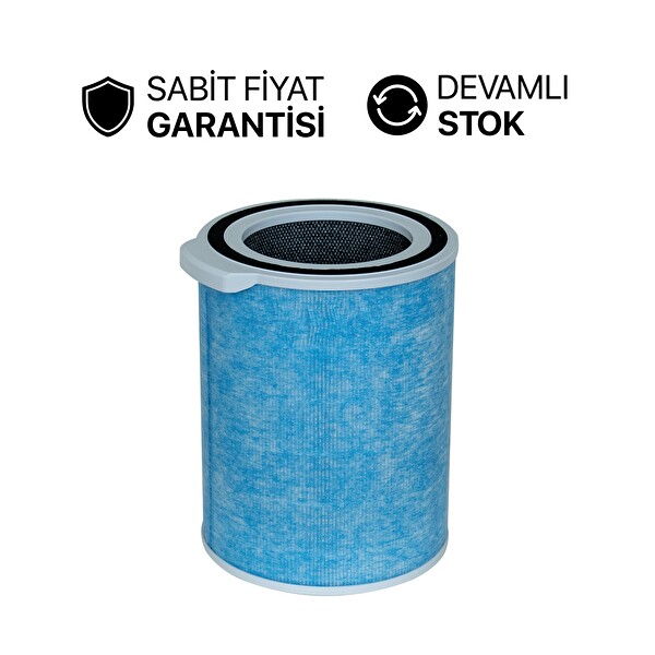 Xenon Smart Antibakteriyel Katmanlı Hepa 13 Hava Temizleme Cihazı Filtresi Mavi (X7420 Modeli İle Uyumludur)