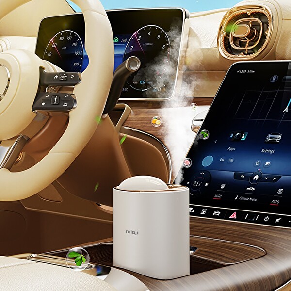 Mioji Mio SS18 Yeni Nesil Şarjlı Otomatik Koku Makinesi Beyaz - 1 Adet Green Encounter Kokusu