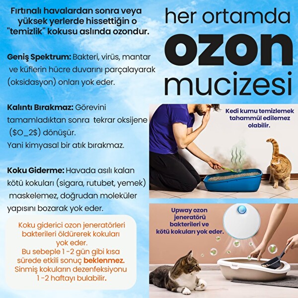 Upway Akıllı Koku Giderici Ozon Cihazı