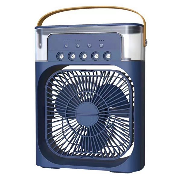 Çeşithane Taşınabilir Su Hazneli Masaüstü Fan 21cm LED Göstergeli Çok Kademeli Fan