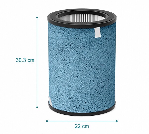 Purmed Shark Neverchange5 Max HP300 Serisi Clean Sense Iq Hava Temizleyici Uyumlu Hepa Filtre