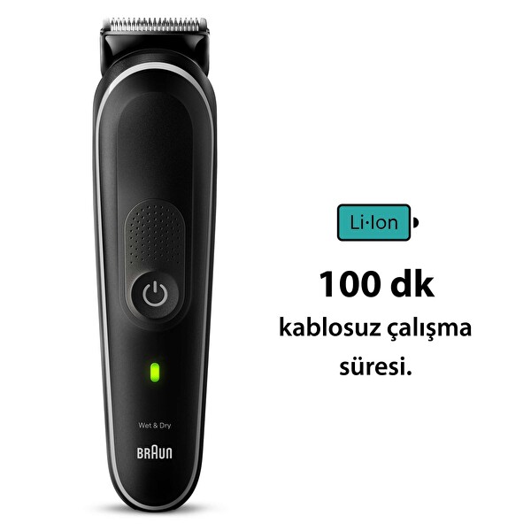 Braun Series 5 MGK5410 9’u 1 Arada Şekillendirme Seti Erkek Bakım Kiti