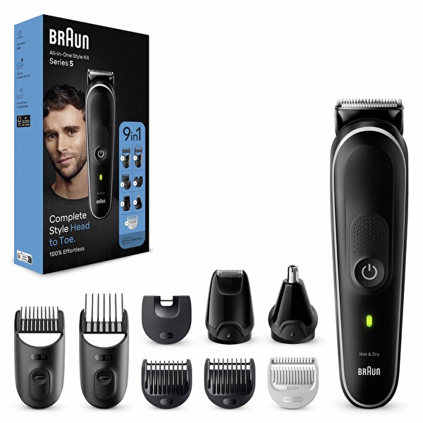 Braun Series 5 MGK5410 9’u 1 Arada Şekillendirme Seti Erkek Bakım Kiti