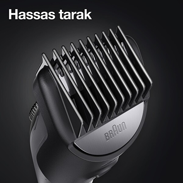 Braun BT 7340 Ayarlanabilir Taraklı Saç ve Sakal Şekillendirici