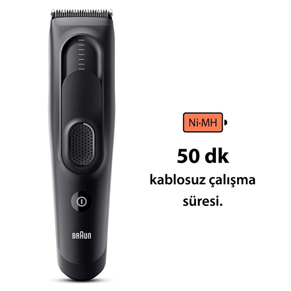 Braun Series 5 HC5330 Erkekler İçin 17 Uzunluk Ayarına Sahip Saç Kesme Makinesi