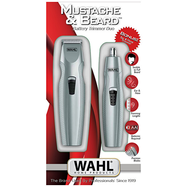 Wahl 5606 05606-308 Mustache & Beard Pilli Sakal Kesme ve Bıyık Düzeltme Makinesi
