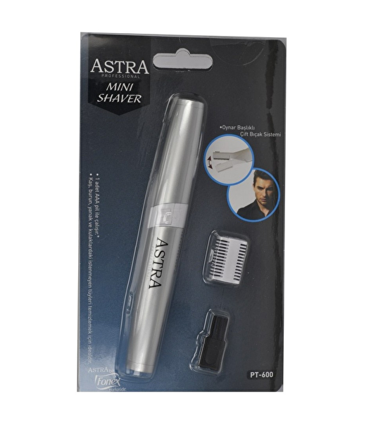 Astra PT-600 Mini Shaver Burun Kulak Kaş Kıl Kesme Makinesi