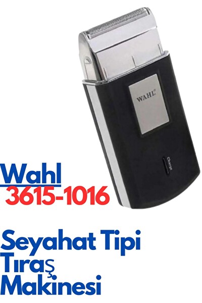 Wahl 2'li Seyahat Seti (3615-1016 Seyahat Tipi Tıraş Makinesi + 5640-616 Burun Kulak Kılı Kesme Makinesi)