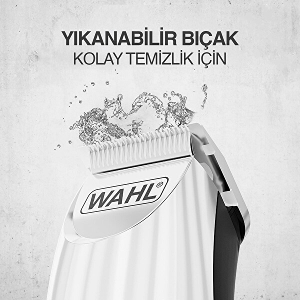 Wahl 9893 Color Trim Beard 8 Renkli Kılavuz Taraklı Şarjlı Sakal Kesme Makinesi 09893-0443