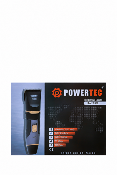 Powertec TR-3200 Profesyonel Kablosuz Tıraş Makinesi