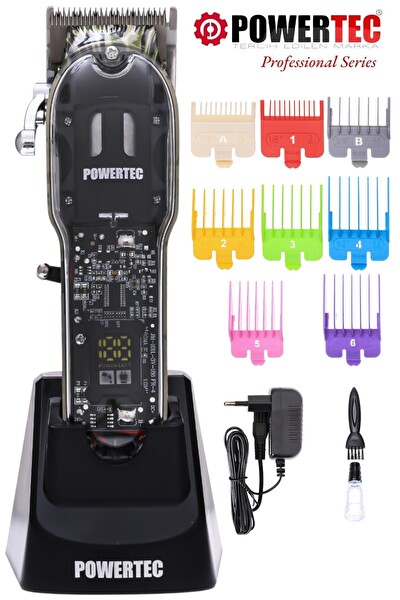 Powertec TR-8700 Saç Sakal Tıraş Makinesi - Siyah