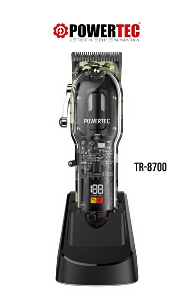 Powertec TR-8700 Saç Sakal Tıraş Makinesi - Siyah