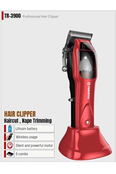 Powertec TR-3900 Saç Sakal Kesim Makinesi 10.000 RPM