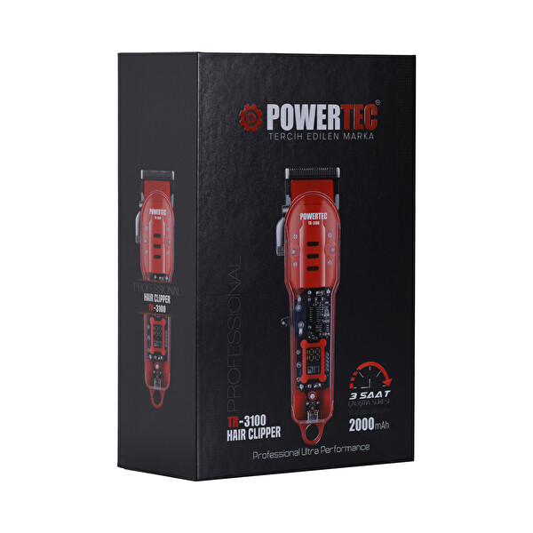 Powertec TR-3100 Saç Sakal Kesim Makinesi