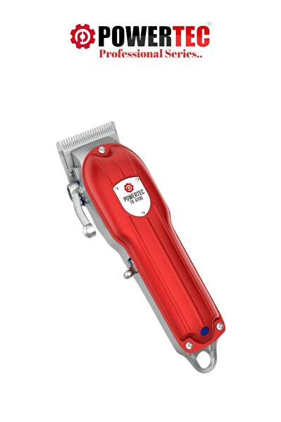 Powertec TR-4700 Saç Sakal Kesme Profesyonel Tıraş Makinesi - Kırmızı