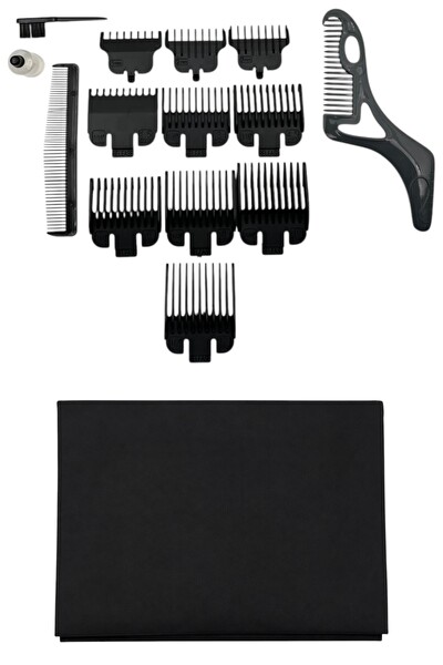 Powertec TR-5600 Pro 4'ü 1 Arada Set Saç-Sakal-Ense-Vücut-Günlük Sakal-Burun-Kulak (4'lü Şarj Standı ve Önlük)