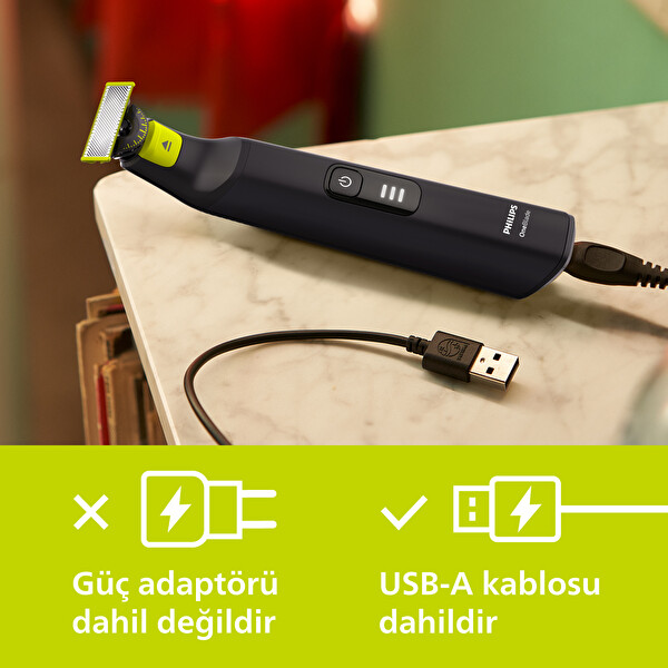 Philips OneBlade Pro QP6542/10 Islak ve Kuru Erkek Bakım Kiti