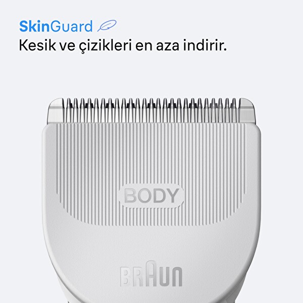 Braun Series 3 BG3500 +2 Aksesuar Su Geçirmez Vücut Tıraş Makinesi