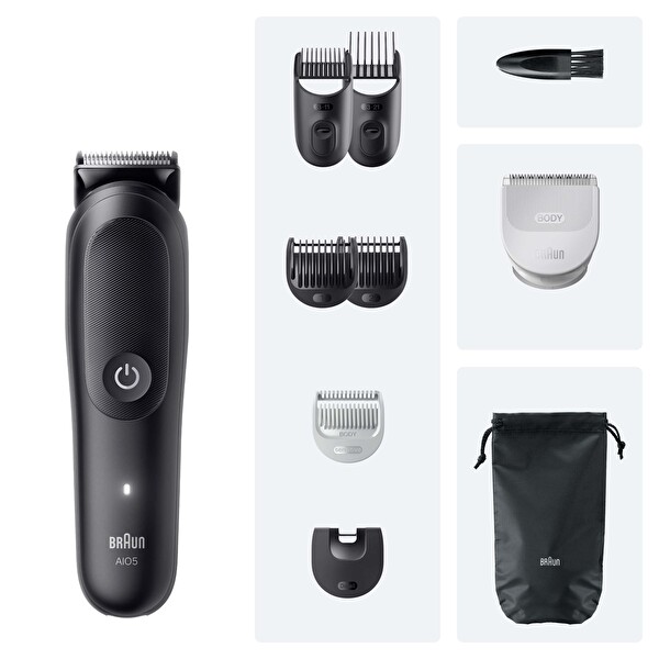Braun Series 5 AIO5540 9’u 1 Arada Tıraş Kiti Keskin Bıçak Vücut Tıraşı