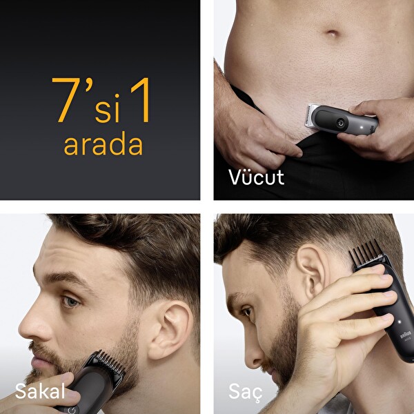 Braun Series 5 AIO5520 7’si 1 Arada Tıraş Kiti Keskin Bıçak Vücut Tıraşı