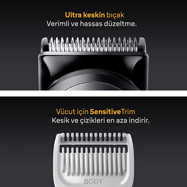 Braun Series 5 AIO5520 7’si 1 Arada Tıraş Kiti Keskin Bıçak Vücut Tıraşı