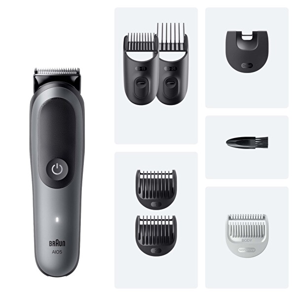 Braun Series 5 AIO5520 7’si 1 Arada Tıraş Kiti Keskin Bıçak Vücut Tıraşı