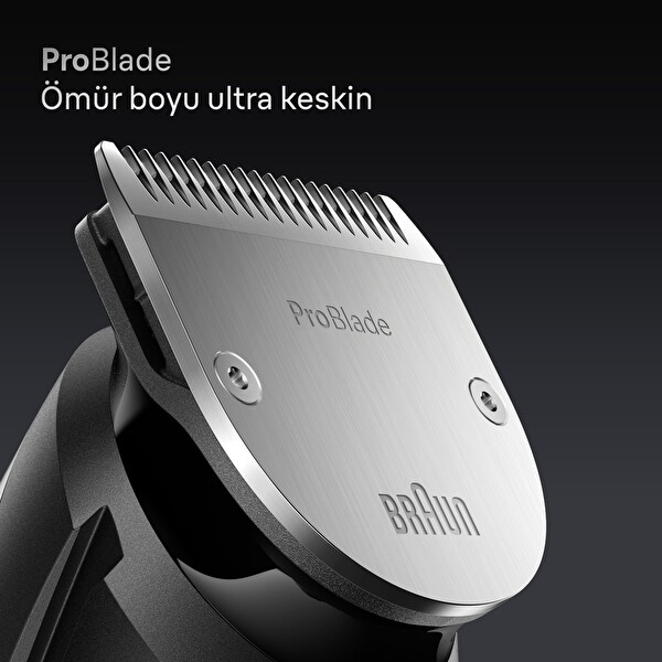 Braun Series 7 BT7540 +10 Berber Ekipmanları 40 Uzunluk ProBlade Sakal Düzeltici