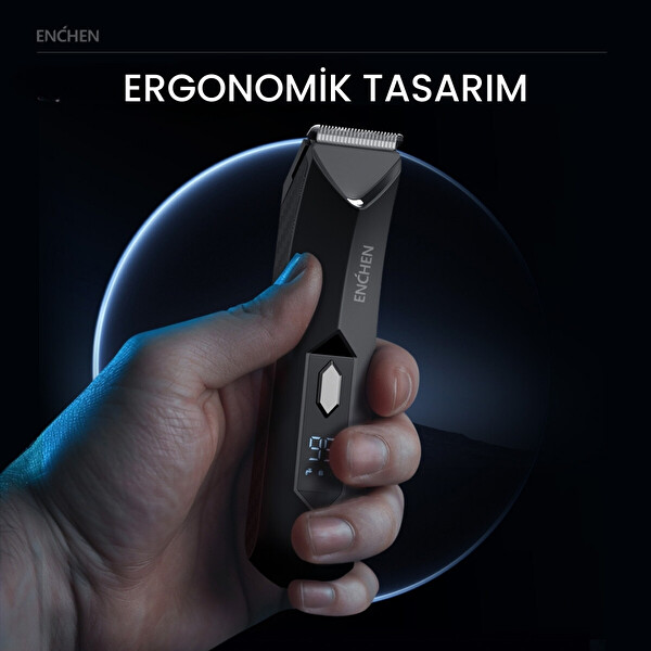 Enchen Spark 2 Led Işıklı Şarjlı Çok Fonksiyonlu Saç ve Tıraş Makinesi