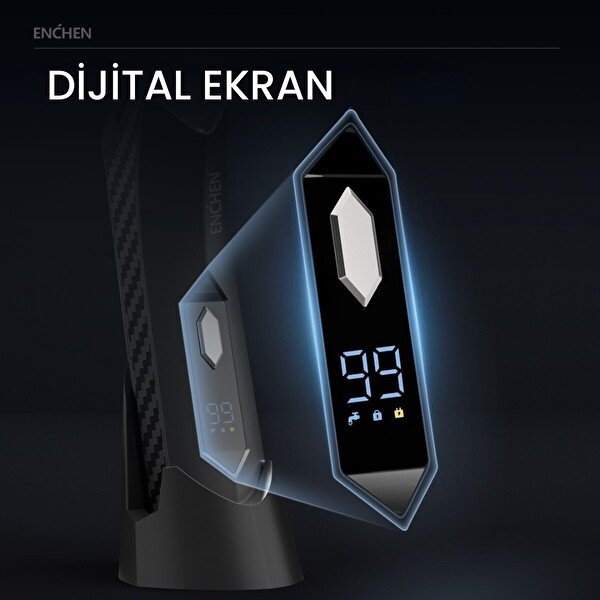 Enchen Spark 2 Led Işıklı Şarjlı Çok Fonksiyonlu Saç ve Tıraş Makinesi