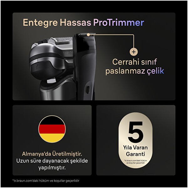 Braun Series 9 Pro+ 9675CC Islak Kuru SmartCare Merkezi Elektrikli Tıraş Makinesi