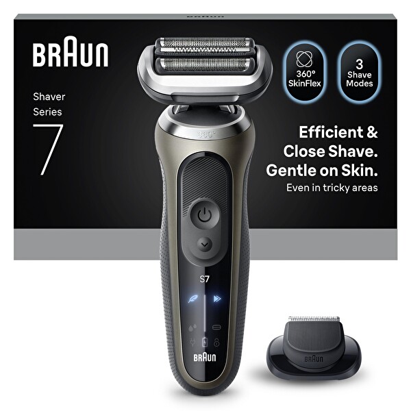 Braun Series 7 72-C1200S Islak ve Kuru Hassas Düzeltici Başlıklı Elektrikli Tıraş Makinesi