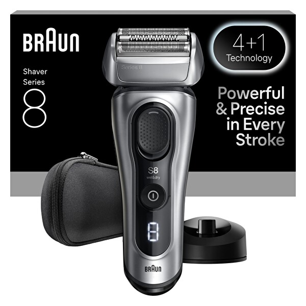 Braun Series 8 8617s Islak ve Kuru Şarj Standlı Elektrikli Tıraş Makinesi